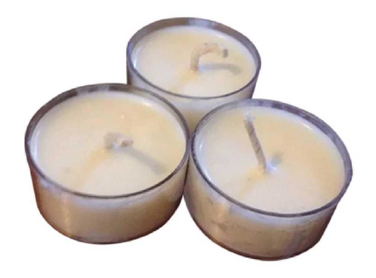 Handmade Organic Soy Wax Tealight Candles - Pack of 100