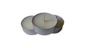 Bear Natural Organics Organic Coconut wax tin tea light candles pack of 50 Bear Natural Organics Organic Coconut wax tin tea light candles pack of 50