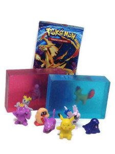 Kids Soap Clear Soap With Pokemon Toy inside Bear Natural Organics