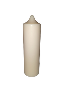 white soy wax pillar candle 1.5 x 5 inches hand poured