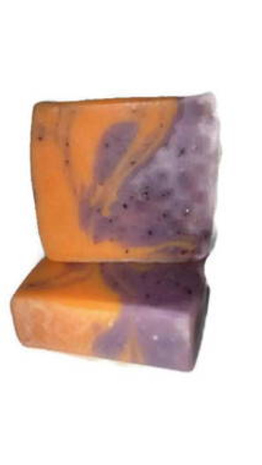  Vegan Organic Olive Oil Raw Organic Lavender and Orange Essential oil 4 oz bar