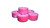 Handmade All Natural Organic Strawberry Scented Red Soy Wax Tea light Candles Pack 12 12.9 Bear Natural Organics