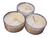Soy Wax Tealight Candles in clear cups Bear Natural Organics