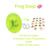 Clear Kids Face and Body Soap Bar with Frog Toy inside Fruit Loop Scented