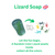 Kids Soap Clear Soap with Toy inside - Natural Lizard Mini Toys you
