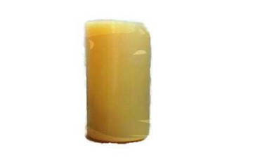 Handmade Organic Golden Yellow Honey Beeswax Pillar Candle 2" x 3.8" 7oz