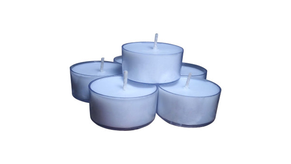 Lavender Colored & Scented Lavender Vanilla Soy Wax Tea light Candles 12 Pack 13.85 Bear Natural Organics