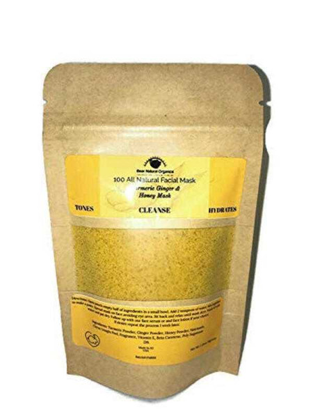 Turmeric Honey and Ginger Face Mask With Vitamin A & E To Rejuvenate and Revitalize Your Face. 15.25 