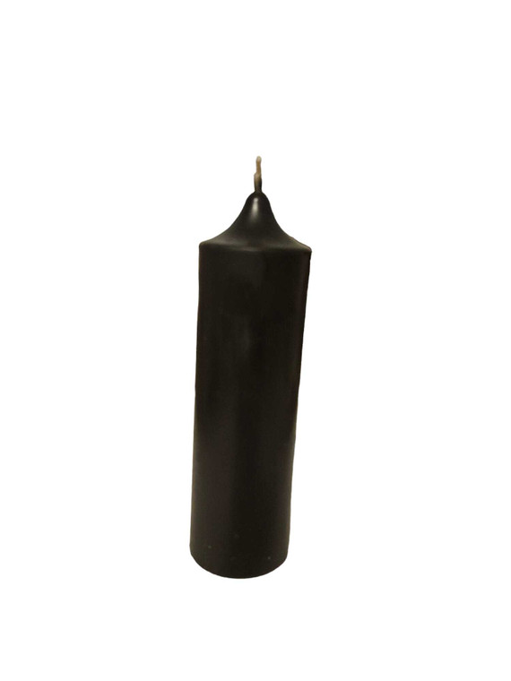 Black Beeswax 1.5x 5 inches Pillar Candle or larger taper 48 667.2 Bear Natural Organics
