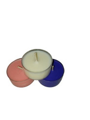 Bear Natural Organics Advent Tea Light 12 Purple 4 Pink and  4 White Soy Wax Candles 20 Pack 