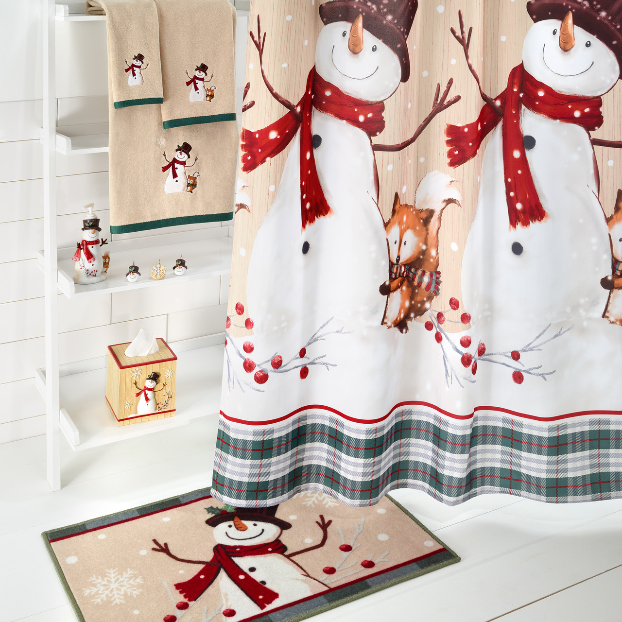 avanti christmas bath towels