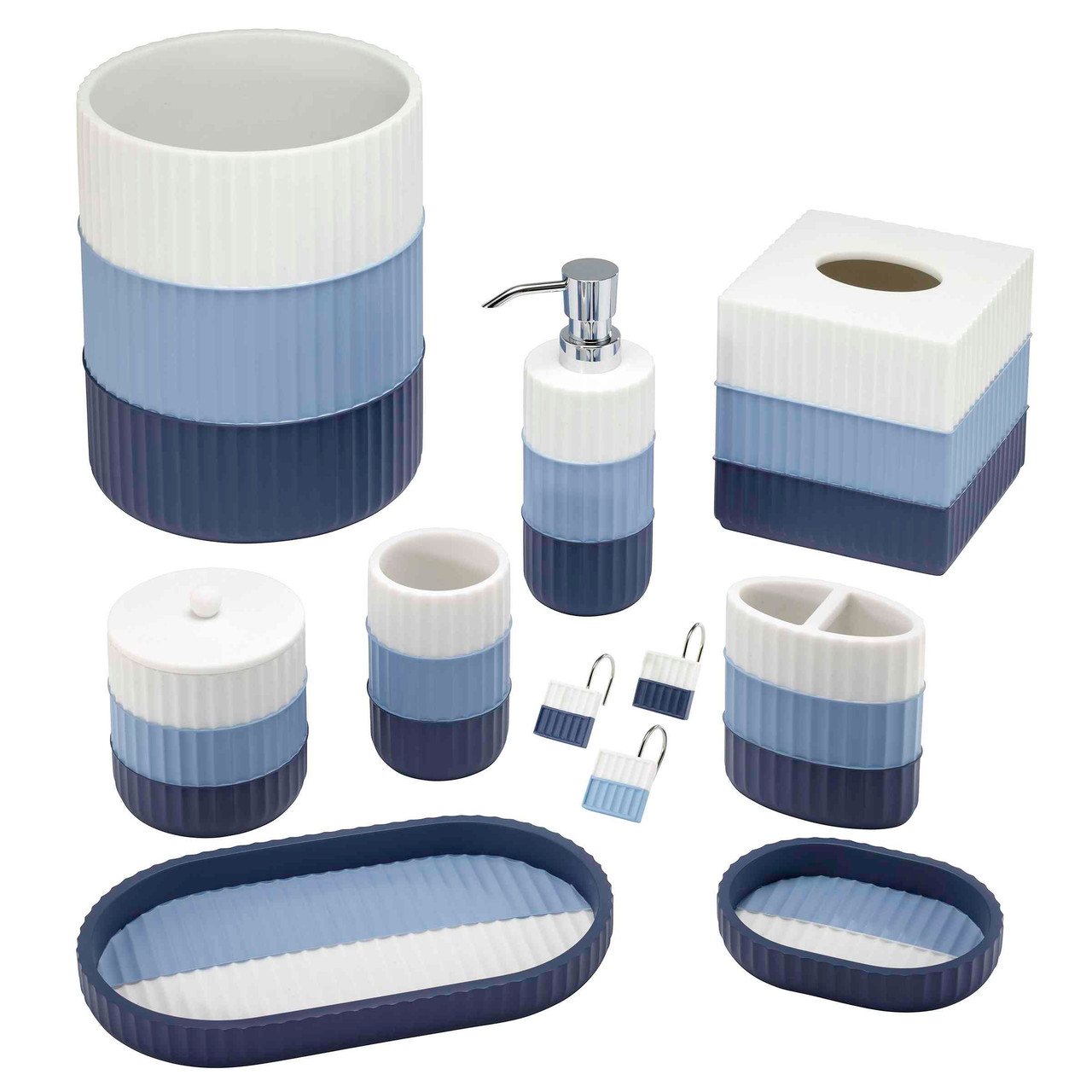 Izod Clubhouse Stripe Blue - Avanti Linens