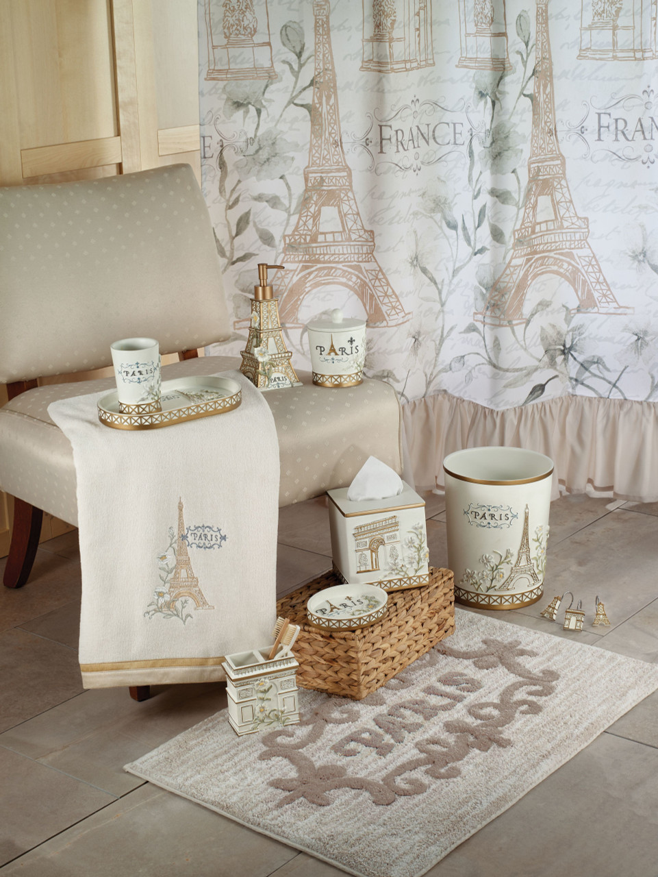 Le petit atelier de paris オーナメント3個セット未使用 Paris Botanique - Avanti Linens