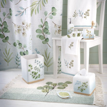 Asciugamano Avanti Linens Spring Garden Con Ricamo Peonia – 100% Cotone, 40x71 Cm, Colore Avorio