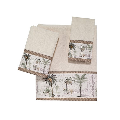 Colony Palm Towel Collection, Ivory