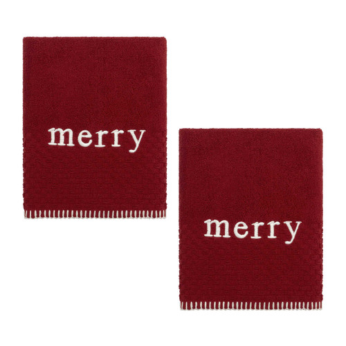 Merry 2-Pack Hand Towel Set
