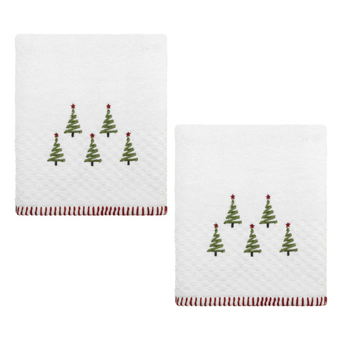 Ribbon Tree 2-Pack Hand Towel Set