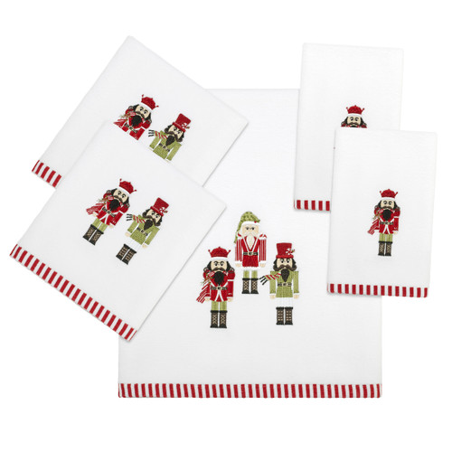 Peppermint Nutcracker Towel Collection