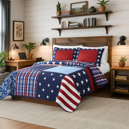 Americana Quilt Set