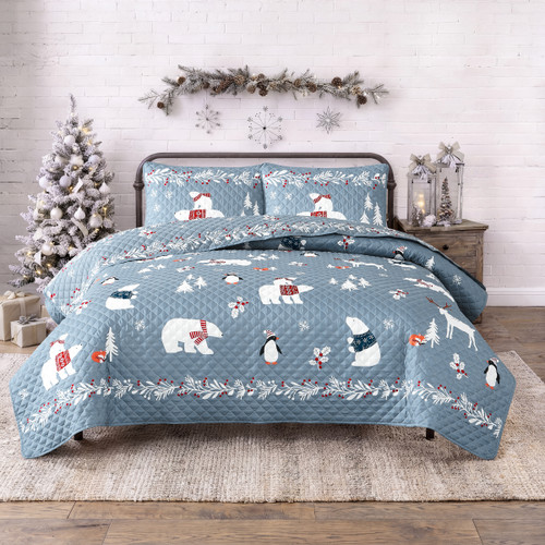 Arctic Friends Quilt Set
