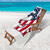 Izod Flag Multicolor Beach Towel