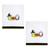 Colorful Boo Halloween 2-Pack Hand Towels