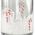 Candy Canes Glass Lotion Dispenser