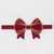 Velvet Bow 2-Pack Hand Towel Set