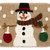 Mr. Snowman 3-Piece Contour Rug Set