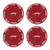 Merry Holly Set of 4 Round Placemats