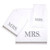Mrs. Towel Collection White