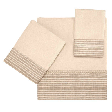 Weston Bath Towel Collection Beige - Avanti Linens