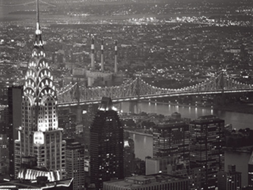 Chrysler Building and Queensboro Bridge BW7372