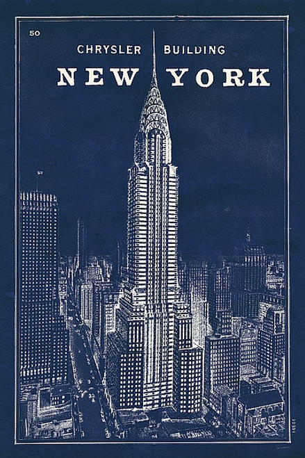 Blueprint Map New York Chrysler Building S1220