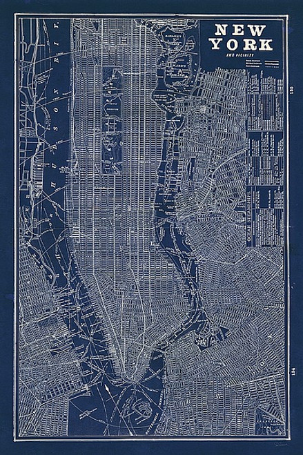 Blueprint Map New York S1219