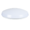 Energetic Lighting FMR Series LED Round Flush Mount, 11", 12W|14W|16W, 900|1050|1200 lm, 120V, 2700K|3000K|3500K|4000K|5000K, 90 CRI, Triac Dimming, White Finish, Damp Rated