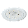 Energetic Lighting FMR Series LED Round Flush Mount, 11", 12W|14W|16W, 900|1050|1200 lm, 120V, 2700K|3000K|3500K|4000K|5000K, 90 CRI, Triac Dimming, White Finish, Damp Rated