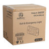 Universal Series LED Exit Sign, Red/Green Selectable, Single/Double Face, 120/277V, White