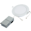 Energetic Lighting E2DLS Series 6" LED Downlight, 12W, 900lm, 120V, 2700K|3000K|3500K|4000K|5000K, 90CRI, White