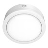 LED 14in Round Flat Bulkhead 36/48/60W 30/40/50K Photocell, Wht