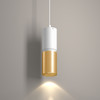 3in X 10inH 2-TONE Cylinder 9/12/15W 3CCT 120-277V DUAL-DIM With Canopy WHITE/GOLD