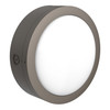 LED 14in Round Flat Bulkhead 36/48/60W 30/40/50K Photocell, Brz