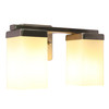 Medium Base M Series Vanity Light 2-LAMP Bn