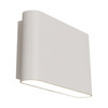 10in X 5.5in H Modern Flat Select UP/DOWN 14/18/24W 3CCT 120-277V TRIAC & 0-10V Bk
