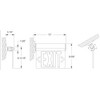 RXL18 Series Sloped or Flat Ceiling Exit Sign – Double Face
