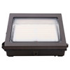 ESL Vision Wall Pack, 80W|100W|120W, 3000K|4000K|5000K, Bronze, 7th Generation, Emergency Battery Backup