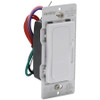 Sunlite LED Dimmer Switch, Wall Rocker Style, Slide Bar, Single Pole or 3-Way, 120-277V, 0-10V, White, 600W Max