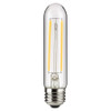 Sunlite LED Filament T10 Tubular Light Bulb, 2W, 160 Lumens, 3000K, 90 CRI, E26 Base, 120V, Dimmable, Clear Finish