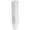 Sunlite PLD LED Lamp, 10W, 1050lm, 3000K|4000K|5000K, G24D 2-Pin Base, Type A+B, 120-277V, Non-Dimming, Frosted