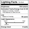 Sunlite PAR30 LED Reflector Light Bulb, 9W, 750 Lumens, 2700K, 90 CRI, E26 Medium Base, 120V, 35° Flood, 6-Pack